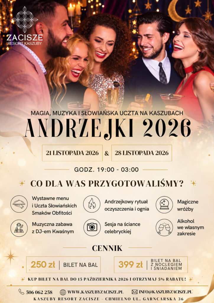 Bal Andrzejkowy Kaszuby - Resort Kaszuby Zacisze